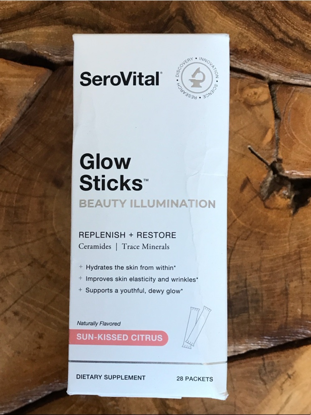 SeroVital Glow Sticks Sun-Kissed Citrus Beauty Illumination